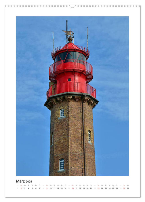 Leuchttürme - Impressionen der stillen Wachposten am Ufer (CALVENDO Wandkalender 2025)