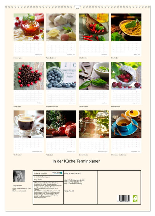 In der Küche Terminplaner (CALVENDO Wandkalender 2025)
