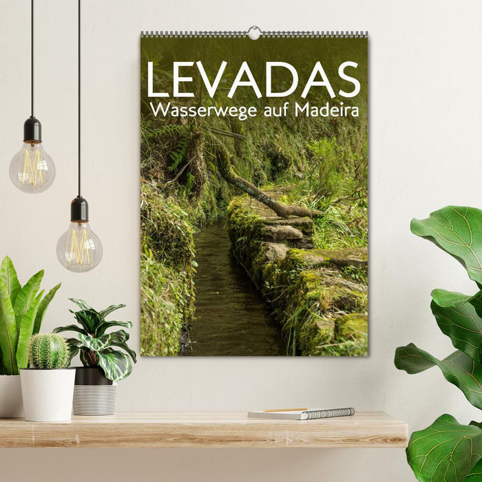 Levadas - Wasserwege auf Madeira (CALVENDO Wandkalender 2025)