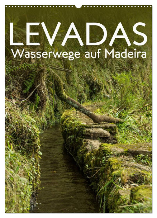 Levadas - Wasserwege auf Madeira (CALVENDO Wandkalender 2025)