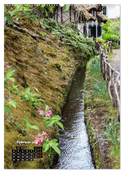 Levadas - Wasserwege auf Madeira (CALVENDO Wandkalender 2025)