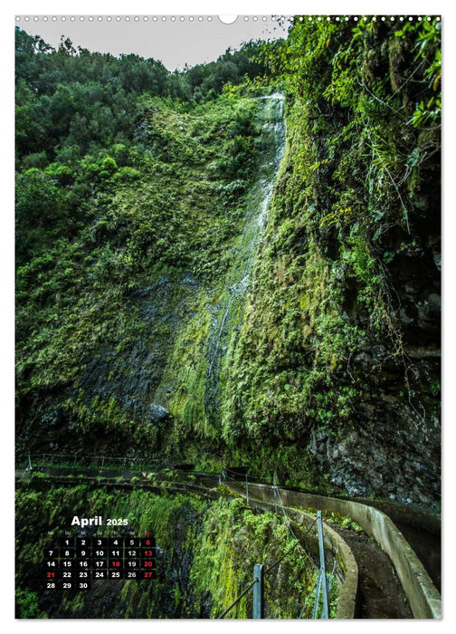 Levadas - Wasserwege auf Madeira (CALVENDO Wandkalender 2025)