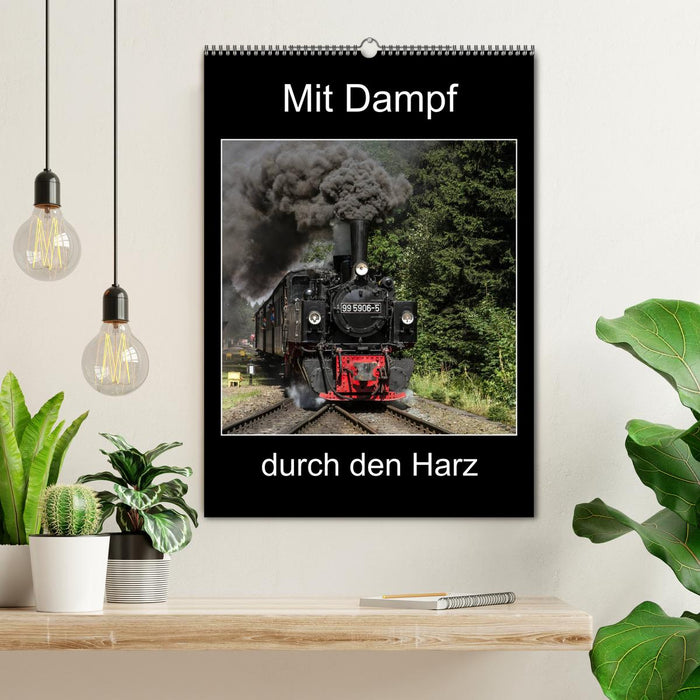 Mit Dampf durch den Harz (CALVENDO Wandkalender 2025)