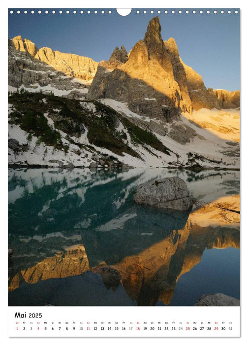 Die Dolomiten um Südtirol (CALVENDO Wandkalender 2025)