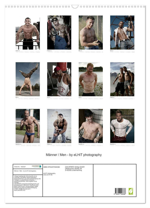 Männer / Men - by eLHiT photography (CALVENDO Wandkalender 2025)