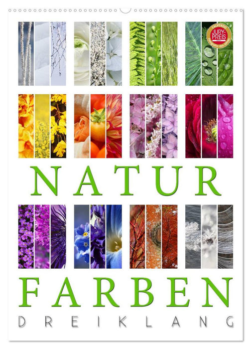 Natur Farben Dreiklang (CALVENDO Wandkalender 2025)