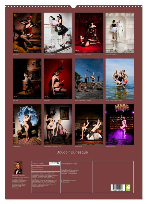 Boudoir Burlesque (CALVENDO Wandkalender 2025)