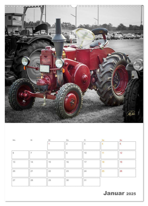 Oldtimer - Trecker Liebe (CALVENDO Wandkalender 2025)