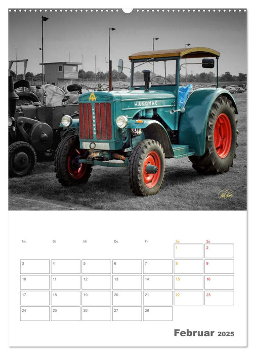 Oldtimer - Trecker Liebe (CALVENDO Wandkalender 2025)