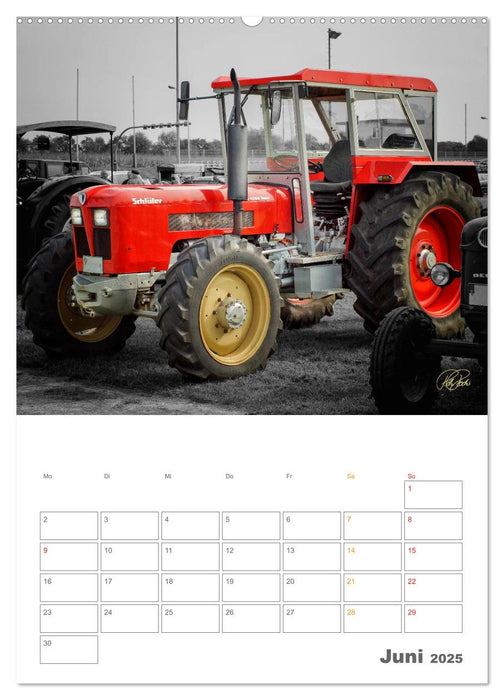 Oldtimer - Trecker Liebe (CALVENDO Wandkalender 2025)