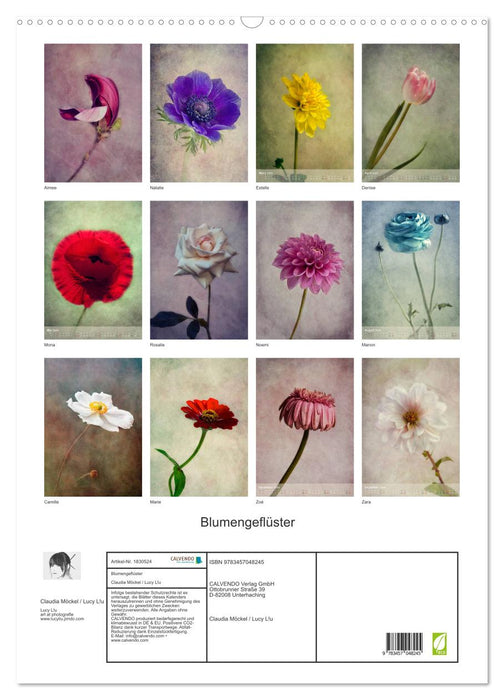 Blumengeflüster (CALVENDO Wandkalender 2025)