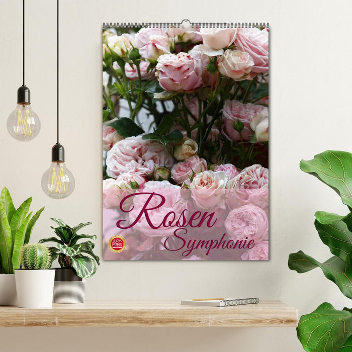 Rosen Symphonie (CALVENDO Wandkalender 2025)