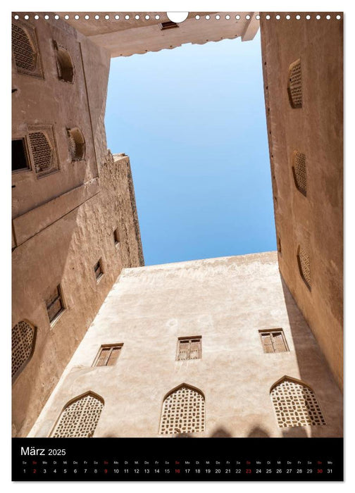 Architektur im Oman (CALVENDO Wandkalender 2025)