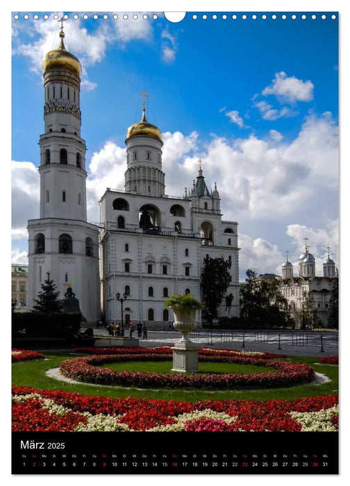 Moskau - Moscow - Ein Stadtporträt (CALVENDO Wandkalender 2025)