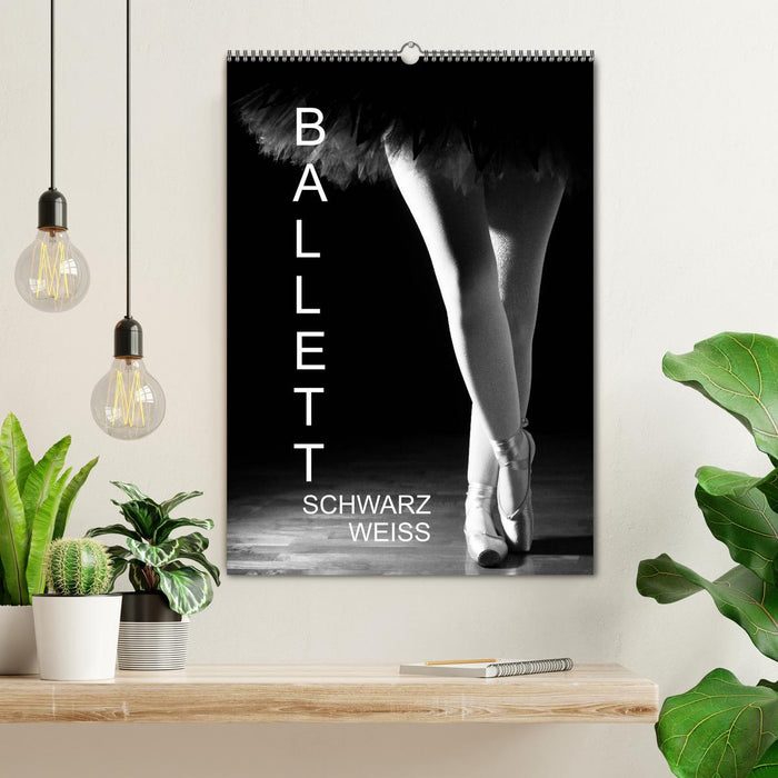 Ballett Schwarzweiss (CALVENDO Wandkalender 2025)