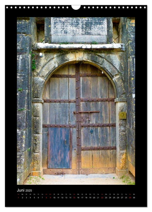 Die Faszination alter Fenster und Türen (CALVENDO Wandkalender 2025)