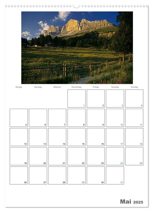 Ein Streifzug durch - Südtirol (CALVENDO Wandkalender 2025)