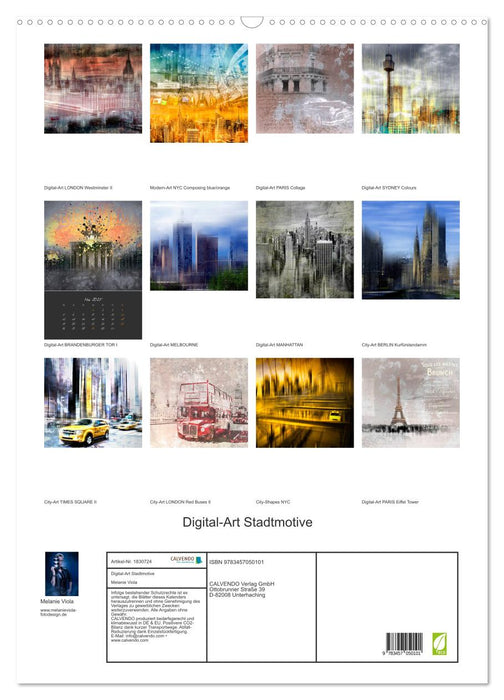 Digital-Art Stadtmotive (CALVENDO Wandkalender 2025)