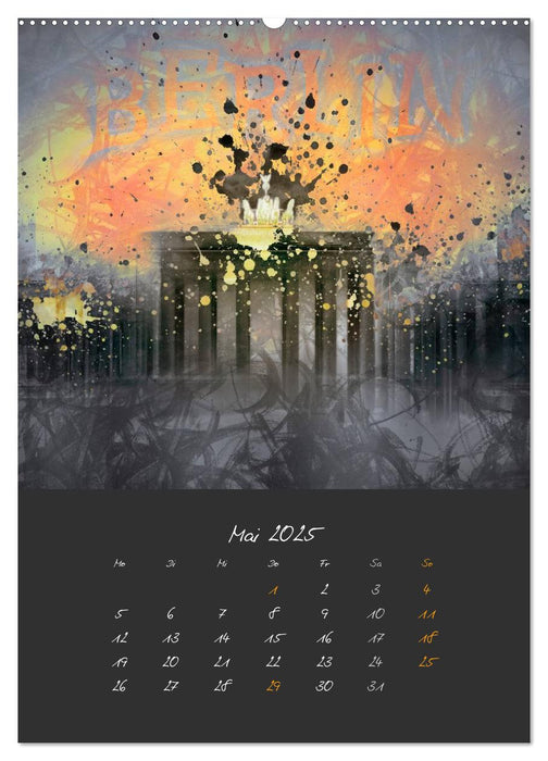 Digital-Art Stadtmotive (CALVENDO Wandkalender 2025)