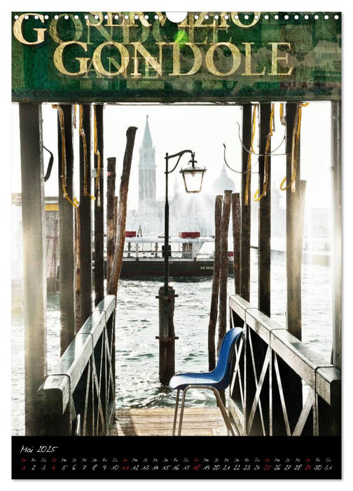 Venezia 2025 Stadt der Träume (CALVENDO Wandkalender 2025)