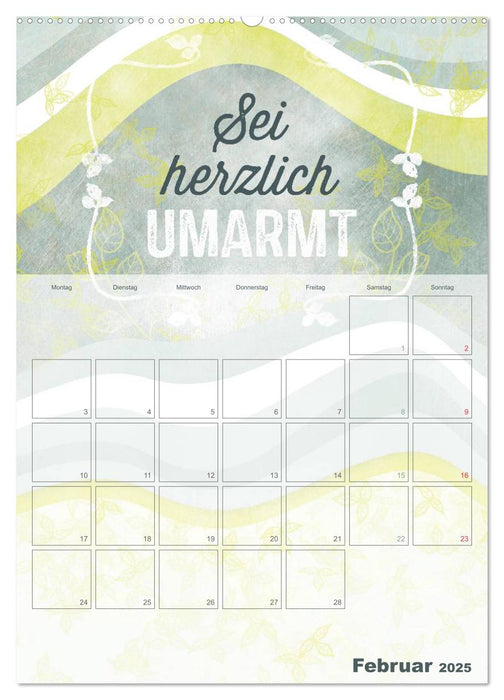 Liebe macht glücklich (CALVENDO Wandkalender 2025)