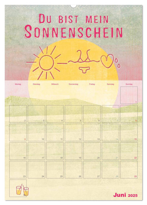 Liebe macht glücklich (CALVENDO Wandkalender 2025)