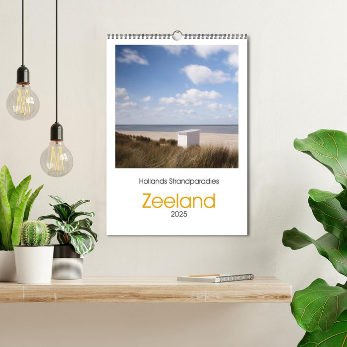 Hollands Strandparadies Zeeland (CALVENDO Wandkalender 2025)