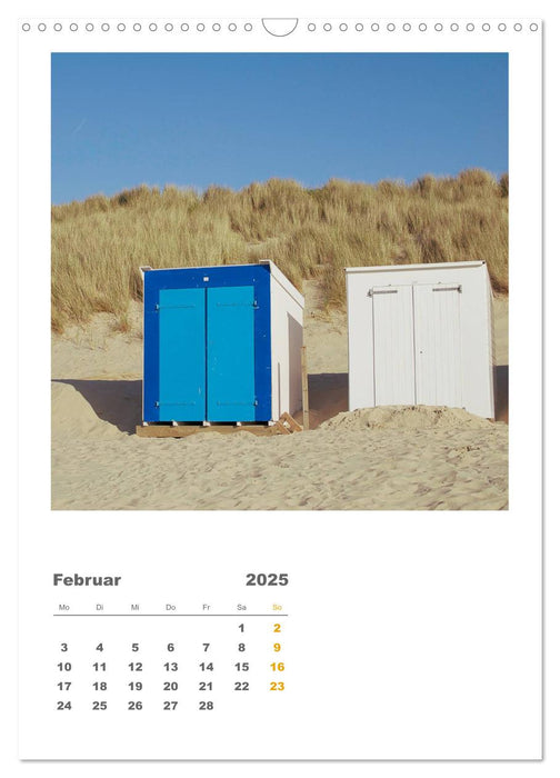 Hollands Strandparadies Zeeland (CALVENDO Wandkalender 2025)