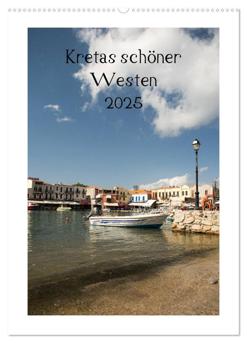 Kretas schöner Westen (CALVENDO Wandkalender 2025)