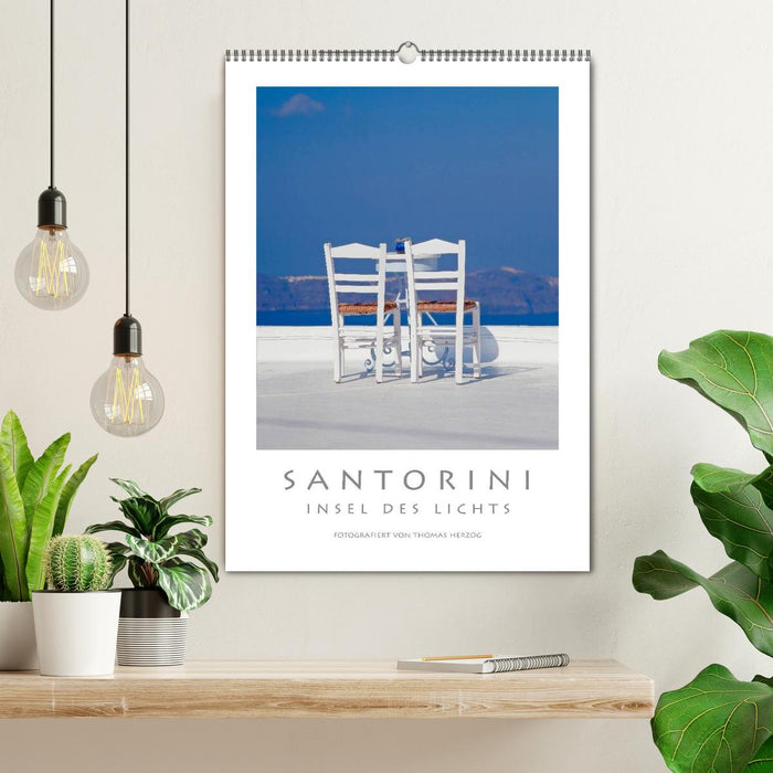 SANTORINI - INSEL DES LICHTS (CALVENDO Wandkalender 2025)