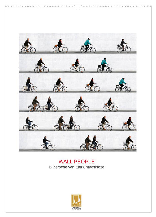 Wall People - Bilderserie von Eka Sharashidze (CALVENDO Wandkalender 2025)