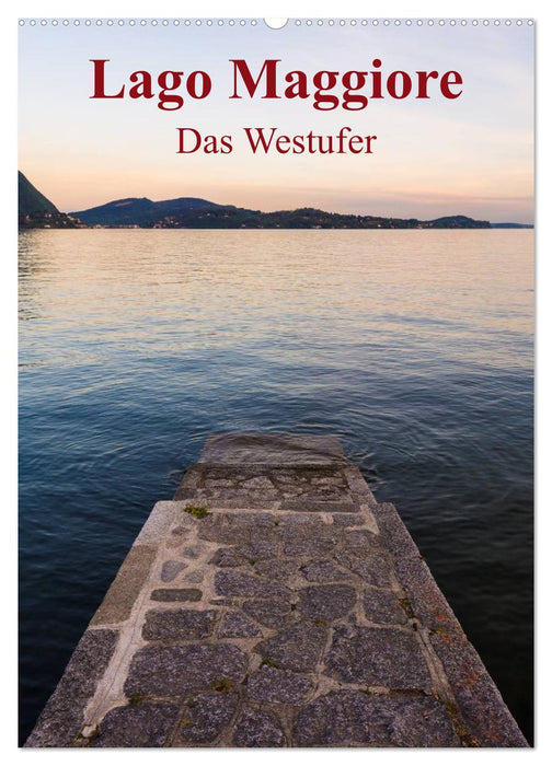 Lago Maggiore - Das Westufer (CALVENDO Wandkalender 2025)