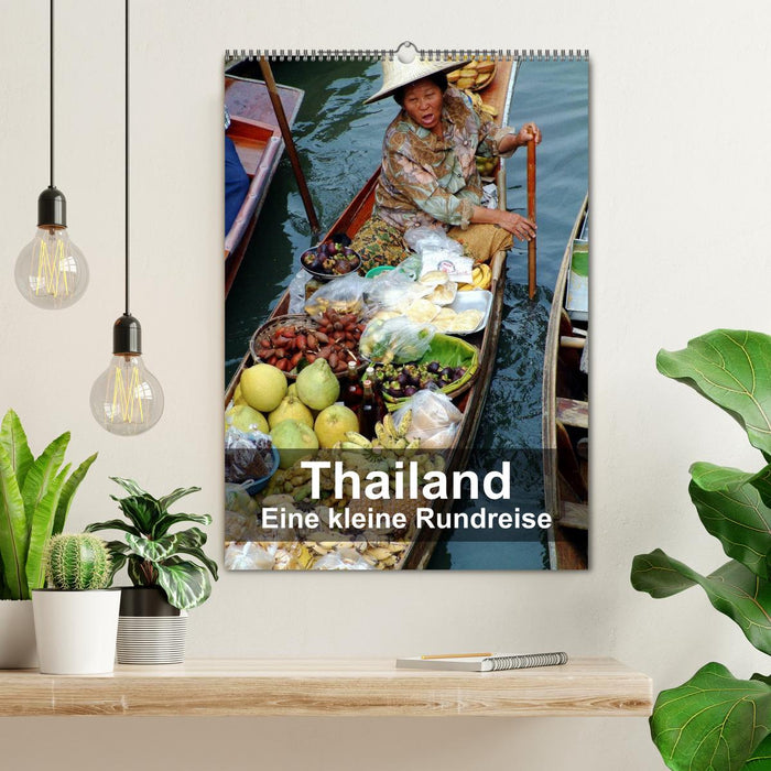 Thailand - Eine kleine Rundreise (CALVENDO Wandkalender 2025)