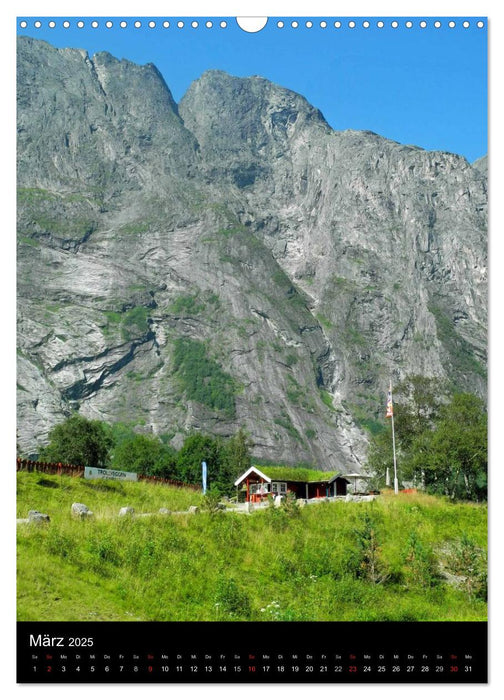 Paradiesisches Norwegen (CALVENDO Wandkalender 2025)