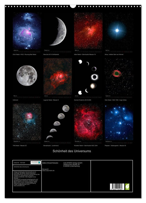 Schönheit des Universums (CALVENDO Wandkalender 2025)