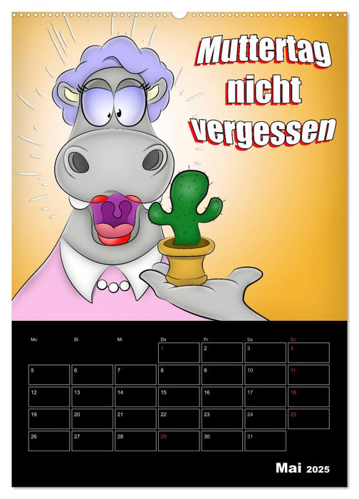 Cartoons - mir doch Bockwurscht (CALVENDO Wandkalender 2025)