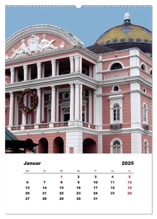 Brasilien - Amazonien bis Iguaçu (CALVENDO Wandkalender 2025)