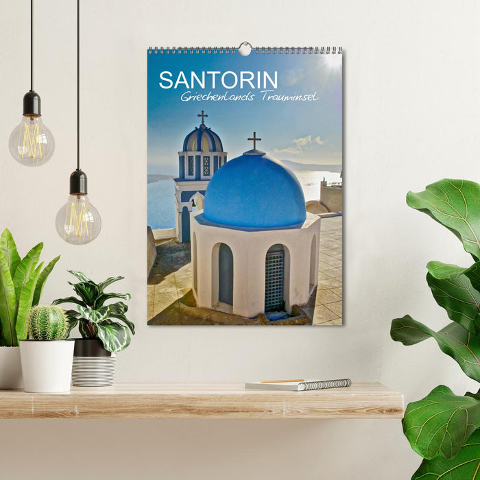 Santorin - Trauminsel Griechenlands (CALVENDO Wandkalender 2025)