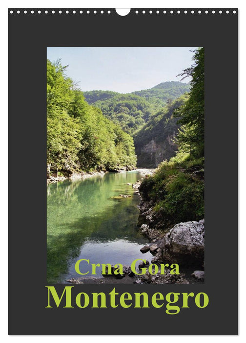 Crna Gora - Montenegro (CALVENDO Wandkalender 2025)