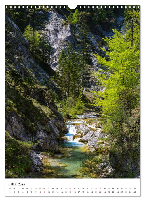 Klammen und Schluchten in Österreich 2025 (CALVENDO Wandkalender 2025)