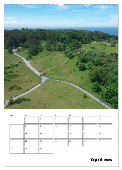 Rügen und Hiddensee - Bilder eines Sommers / Planer (CALVENDO Wandkalender 2025)