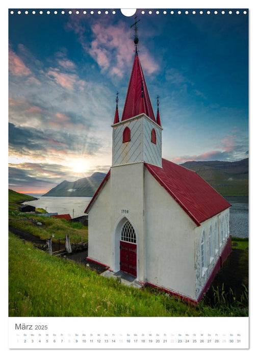 Føroyar - Faroe Islands - Färöer Inseln (CALVENDO Wandkalender 2025)