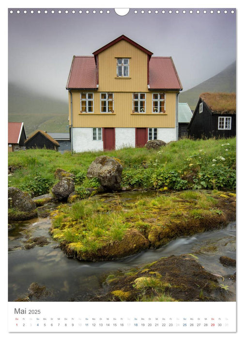 Føroyar - Faroe Islands - Färöer Inseln (CALVENDO Wandkalender 2025)