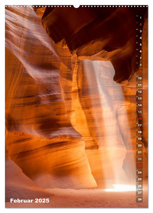 Antelope Canyon – Einzigartiges Naturschauspiel (CALVENDO Wandkalender 2025)