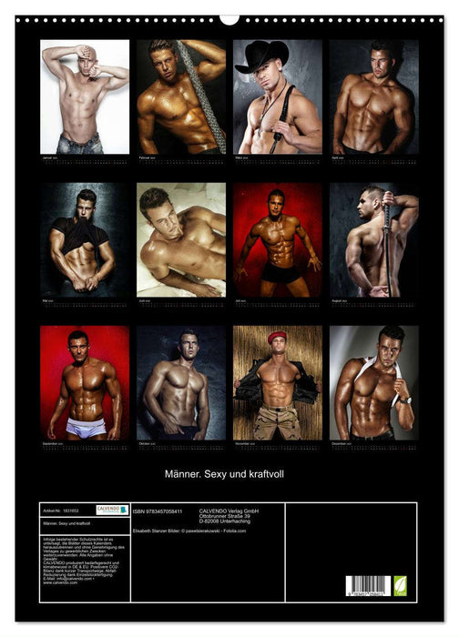 Männer. Sexy und kraftvoll (CALVENDO Wandkalender 2025)