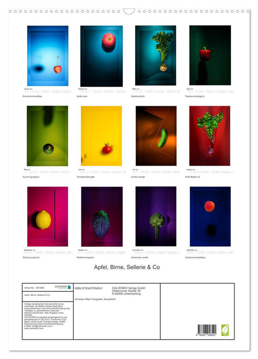 Apfel, Birne, Sellerie & Co (CALVENDO Wandkalender 2025)