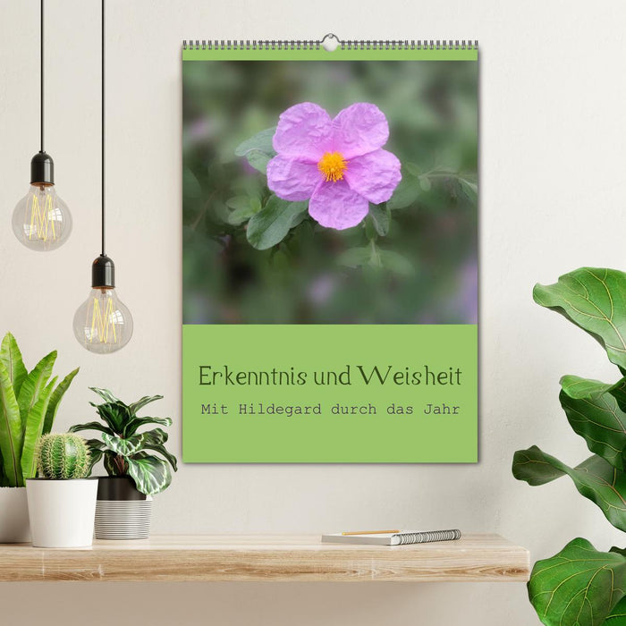 Erkenntnis und Weisheit - Hildegard von Bingen (CALVENDO Wandkalender 2025)