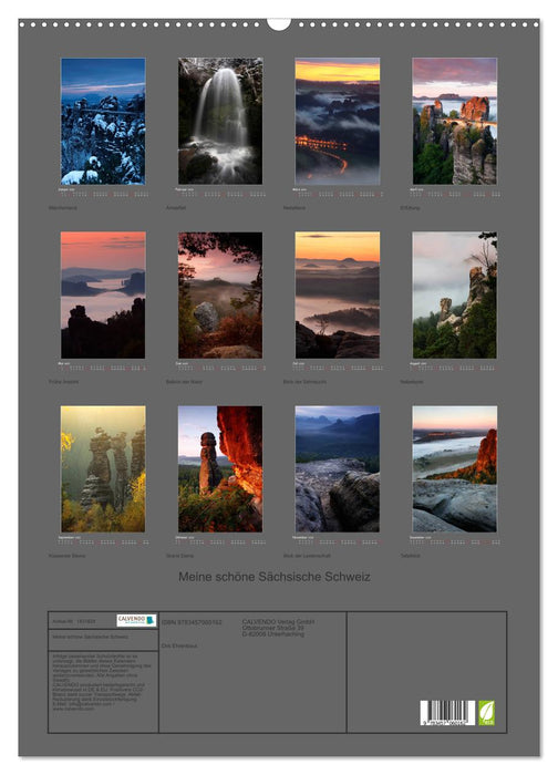 Meine schöne Sächsische Schweiz (CALVENDO Wandkalender 2025)