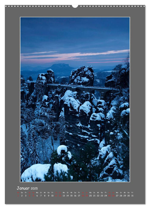 Meine schöne Sächsische Schweiz (CALVENDO Wandkalender 2025)