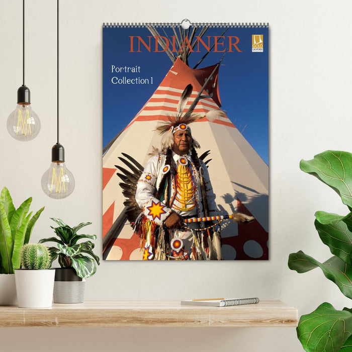 Indianer, Portrait Collection 1 (CALVENDO Wandkalender 2025)